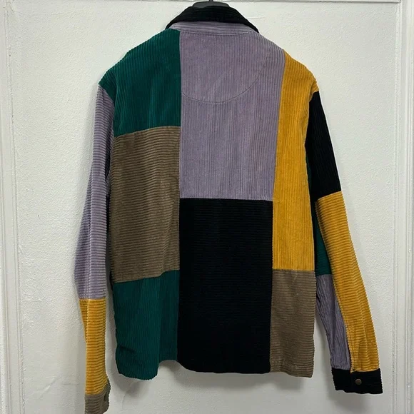 Urban Outfitters Ryder Color Blocked Corduroy Zip Jacket - Sold Out - Picture 6 of 11